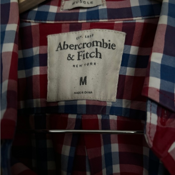 Abercrombie and fitch plaid button up - Picture 2 of 2